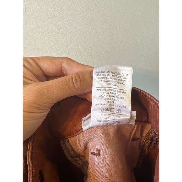 NEW Joe's Jeans The Callie Wax Coated High Rise Bootcut Brown Denim Jean - Picture 9 of 10